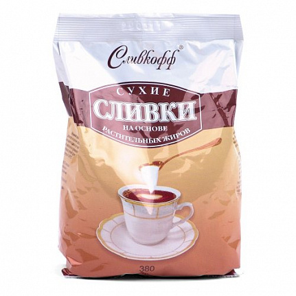 Сухие сливки в упаковке