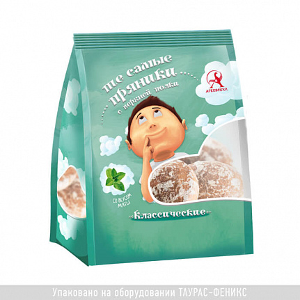пряники упакованные в пакет с плоским дном и проваренными гранями