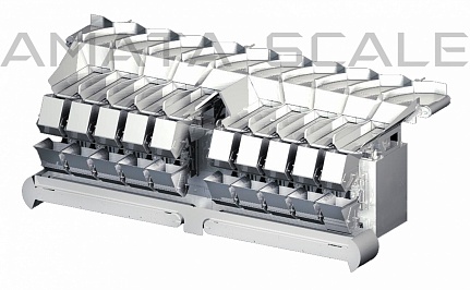 Linear combinational belt fed weigher